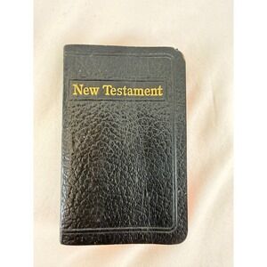 Vintage WWII Military Pocket Bible-Defense Forces New Testament-Field Used
